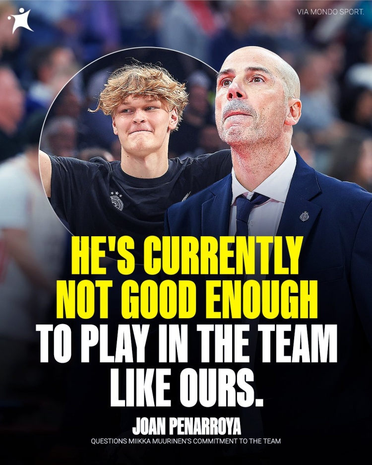 500彩票网官方-上不了场！球队主帅：穆里宁有天赋 但没经验他心思也不在这